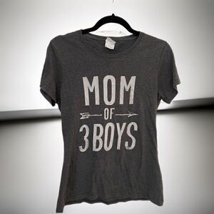 Mom of 3 Boys t-shirt in small